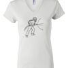 Women's Short Sleeve V-Neck T-Shirt Thumbnail