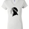 Women's Short Sleeve V-Neck T-Shirt Thumbnail