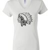 Women's Short Sleeve V-Neck T-Shirt Thumbnail