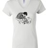 Women's Short Sleeve V-Neck T-Shirt Thumbnail