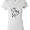 Women's Short Sleeve V-Neck T-Shirt Thumbnail