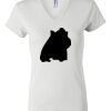 Women's Short Sleeve V-Neck T-Shirt Thumbnail