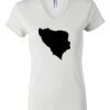 Women's Short Sleeve V-Neck T-Shirt Thumbnail