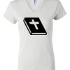 Women's Short Sleeve V-Neck T-Shirt Thumbnail