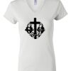 Women's Short Sleeve V-Neck T-Shirt Thumbnail