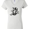 Women's Short Sleeve V-Neck T-Shirt Thumbnail