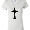 Women's Short Sleeve V-Neck T-Shirt Thumbnail