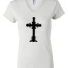 Women's Short Sleeve V-Neck T-Shirt Thumbnail