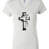 Women's Short Sleeve V-Neck T-Shirt Thumbnail