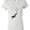 Women's Short Sleeve V-Neck T-Shirt Thumbnail