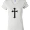 Women's Short Sleeve V-Neck T-Shirt Thumbnail