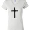 Women's Short Sleeve V-Neck T-Shirt Thumbnail