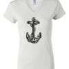 Women's Short Sleeve V-Neck T-Shirt Thumbnail