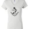 Women's Short Sleeve V-Neck T-Shirt Thumbnail