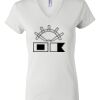 Women's Short Sleeve V-Neck T-Shirt Thumbnail