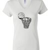 Women's Short Sleeve V-Neck T-Shirt Thumbnail