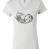 Women's Short Sleeve V-Neck T-Shirt Thumbnail