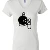 Women's Short Sleeve V-Neck T-Shirt Thumbnail