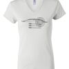 Women's Short Sleeve V-Neck T-Shirt Thumbnail