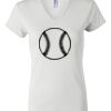 Women's Short Sleeve V-Neck T-Shirt Thumbnail