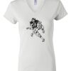 Women's Short Sleeve V-Neck T-Shirt Thumbnail