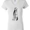 Women's Short Sleeve V-Neck T-Shirt Thumbnail