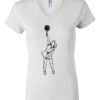 Women's Short Sleeve V-Neck T-Shirt Thumbnail