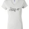 Women's Short Sleeve V-Neck T-Shirt Thumbnail