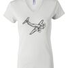 Women's Short Sleeve V-Neck T-Shirt Thumbnail