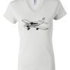 Women's Short Sleeve V-Neck T-Shirt Thumbnail