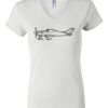 Women's Short Sleeve V-Neck T-Shirt Thumbnail