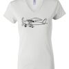 Women's Short Sleeve V-Neck T-Shirt Thumbnail