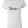 Women's Short Sleeve V-Neck T-Shirt Thumbnail