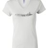 Women's Short Sleeve V-Neck T-Shirt Thumbnail