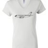 Women's Short Sleeve V-Neck T-Shirt Thumbnail