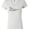 Women's Short Sleeve V-Neck T-Shirt Thumbnail