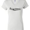 Women's Short Sleeve V-Neck T-Shirt Thumbnail