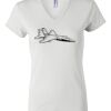 Women's Short Sleeve V-Neck T-Shirt Thumbnail