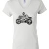 Women's Short Sleeve V-Neck T-Shirt Thumbnail