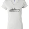 Women's Short Sleeve V-Neck T-Shirt Thumbnail