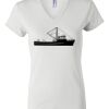 Women's Short Sleeve V-Neck T-Shirt Thumbnail