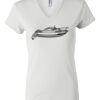 Women's Short Sleeve V-Neck T-Shirt Thumbnail