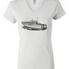 Women's Short Sleeve V-Neck T-Shirt Thumbnail