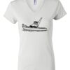 Women's Short Sleeve V-Neck T-Shirt Thumbnail