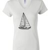 Women's Short Sleeve V-Neck T-Shirt Thumbnail