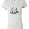 Women's Short Sleeve V-Neck T-Shirt Thumbnail