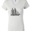 Women's Short Sleeve V-Neck T-Shirt Thumbnail