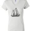 Women's Short Sleeve V-Neck T-Shirt Thumbnail