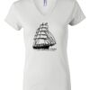 Women's Short Sleeve V-Neck T-Shirt Thumbnail