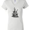 Women's Short Sleeve V-Neck T-Shirt Thumbnail